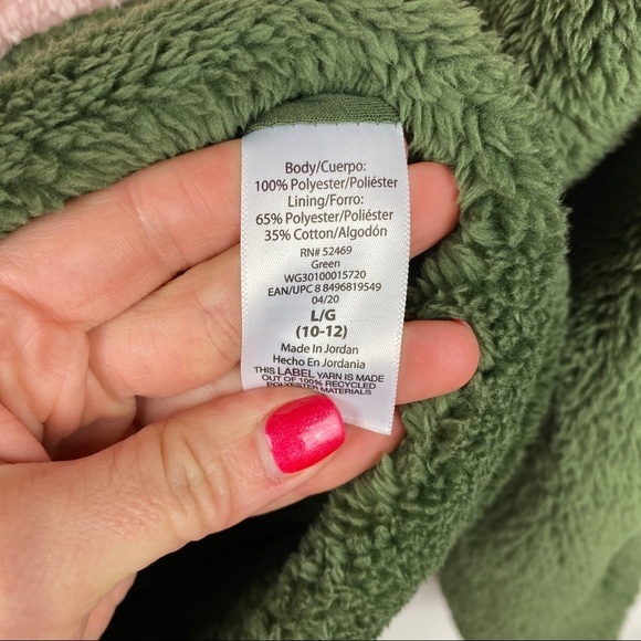 Girls Plush Bomber Jacket - Picture 5 of 5